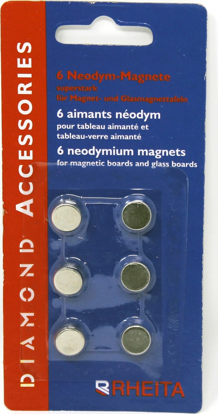 Rheita Magnet Rund Super 6 Stk 10 Mm