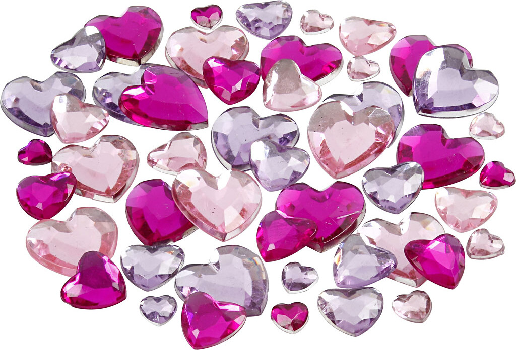 Rhinsten - Lilla - Str. 6+10+14 Mm - 252 Stk. billede