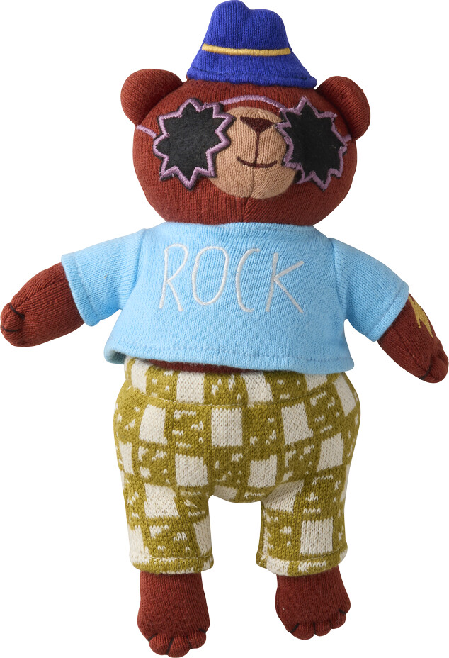 Rice - Kids Knitted Soft Toy In Bear Shape - Freddy (kitoy-bear)