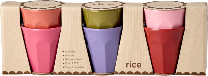 Rice - Melamine Espresso Cups - Solid Colors - 80 Ml
