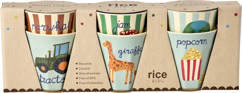 Rice - Melamine Kids Cup With Abc Print - Small - 160 Ml