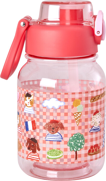 Rice - Plastic Kids Drinking Bottle - Red - 700 Ml