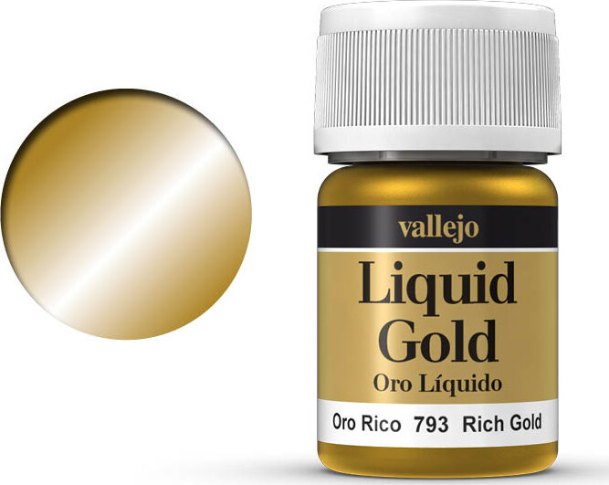 Billede af Vallejo - Liquid Gold Metallic - Rich Gold 35 Ml