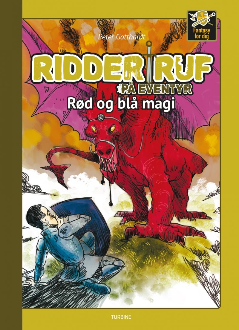 Ridder Ruf På Eventyr - Rød Og Blå Magi - Peter Gotthardt - Bog