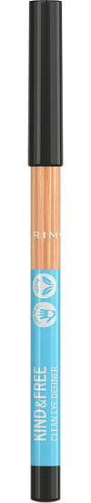 Rimmel London Kind & Free Clean Eye Liner 01 Pitch - 1.1 g