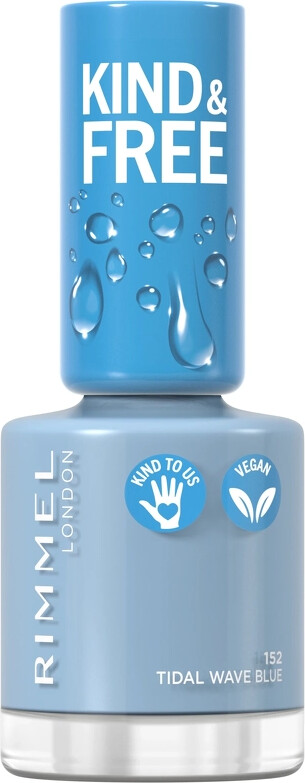 Rimmel - Kind & Free - Clean Nail Polish - 152 Tidal Wave Blue