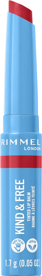 Læbepomade med farve Rimmel London Kind & Free Nº 005 Turbo Red 1,7 g