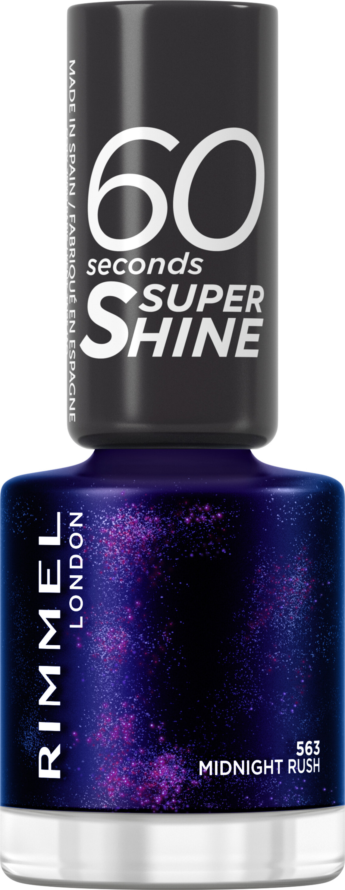 Rimmel London - 60 Seconds Super Shine Nail Polish - 563 Midnight Rush - 8 Ml