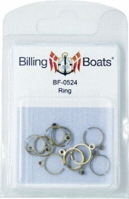 Billede af Billing Boats Fittings - Ringe - 11 Mm - 10 Stk