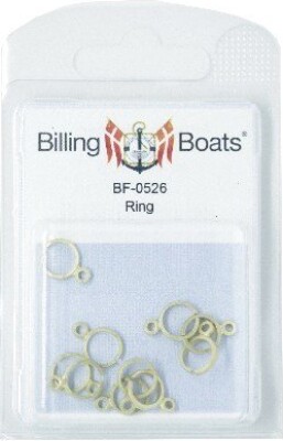 Billing Boats Fittings - Ringe - 9 Mm - 10 Stk