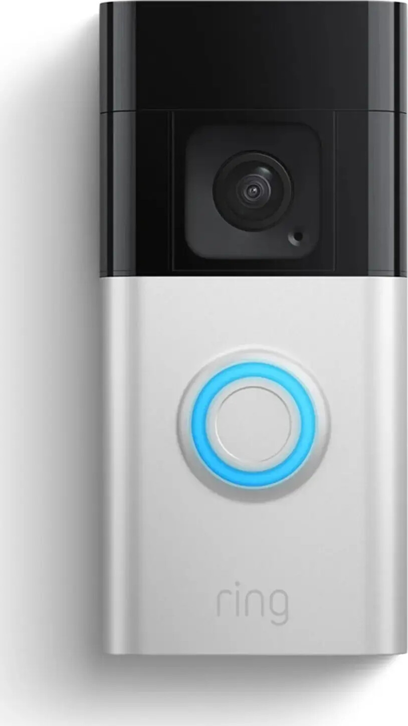 Ring Battery Video Doorbell Pro - Smart dørklokke - med kamera - med Head-to-Toe View, 3D Motion Detection, Colour Night Vision, 30-dages gratis prøve på Ring Protect - trådløs - 802.11b/g/n/ax - 2.4 Ghz, 5 GHz - satinnikkel