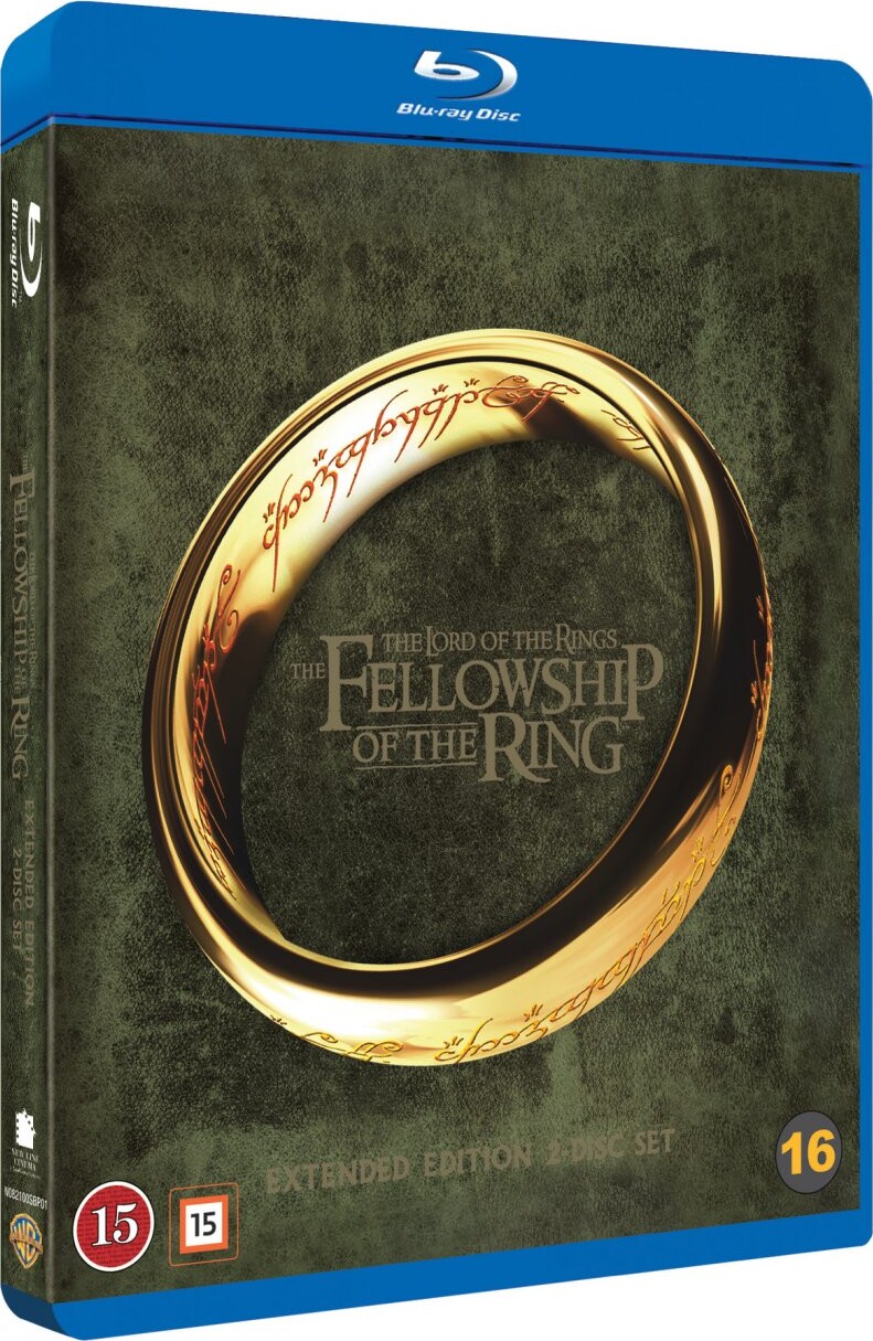 Ringenes Herre 1 - Eventyret Om Ringen - Extended Edition - Blu-Ray
