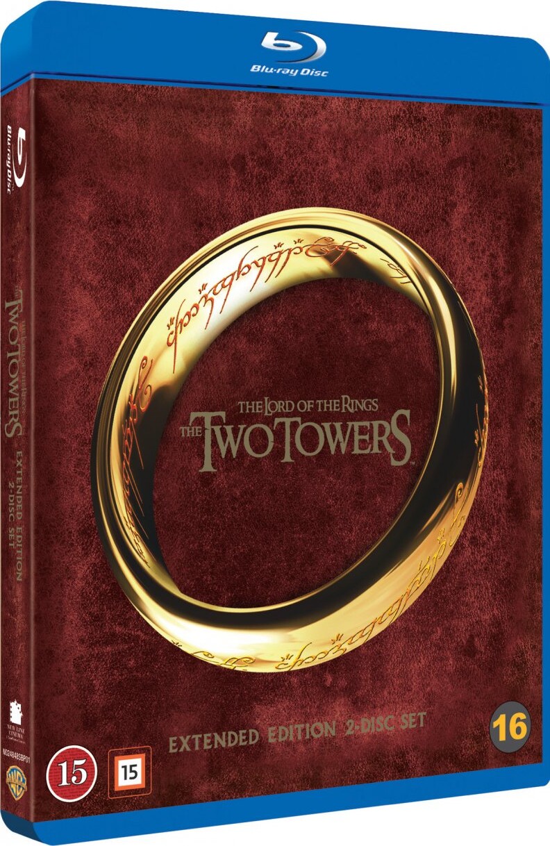 The Lord Of The Rings 2 - The Two Towers // Ringenes Herre 2 - De To Tårne - Extended Cut - Blu-Ray