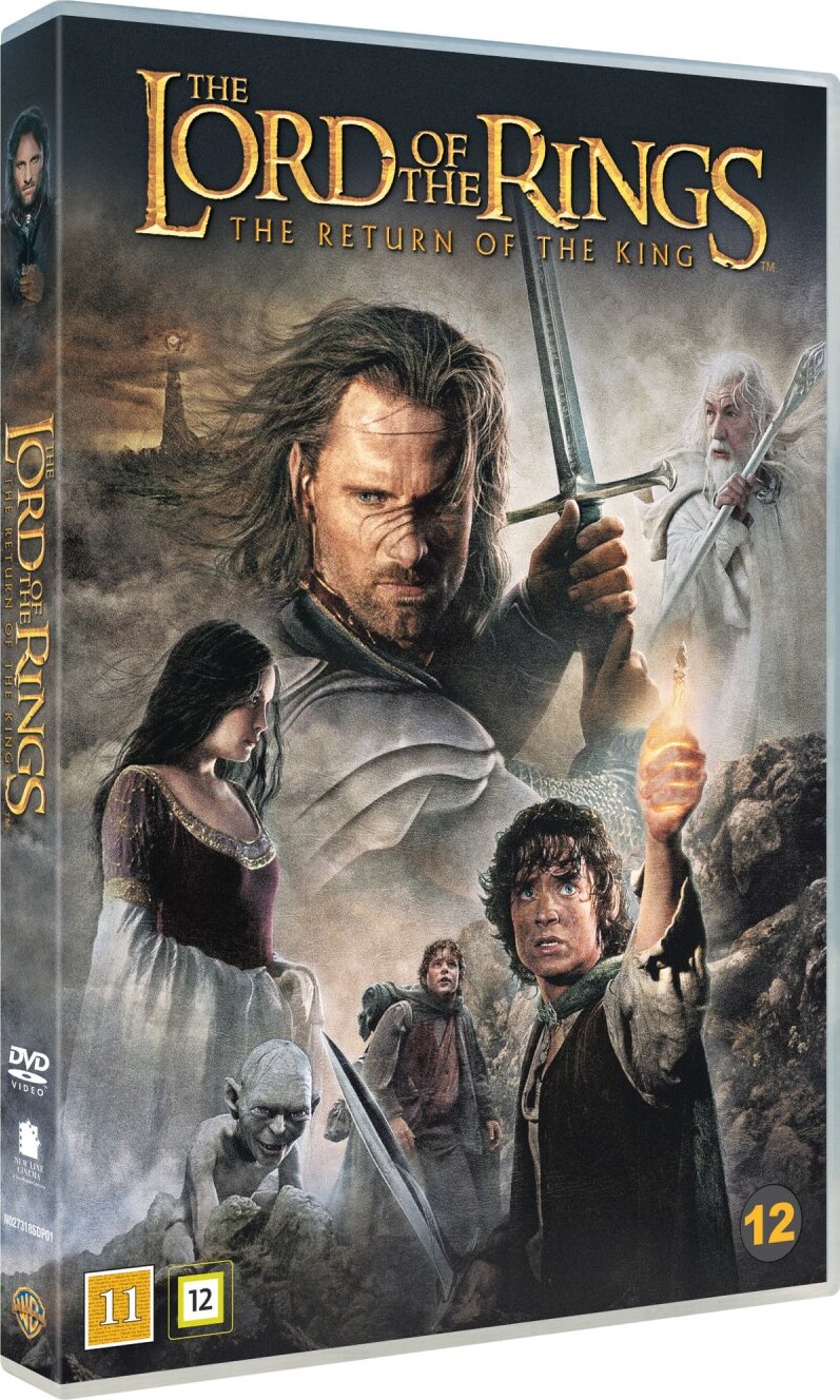 søn Ambassade mus Ringenes Herre 3 - Kongen Vender Tilbage / Lord Of The Rings 3 - Return Of  The King DVD Film → Køb billigt her - Gucca.dk