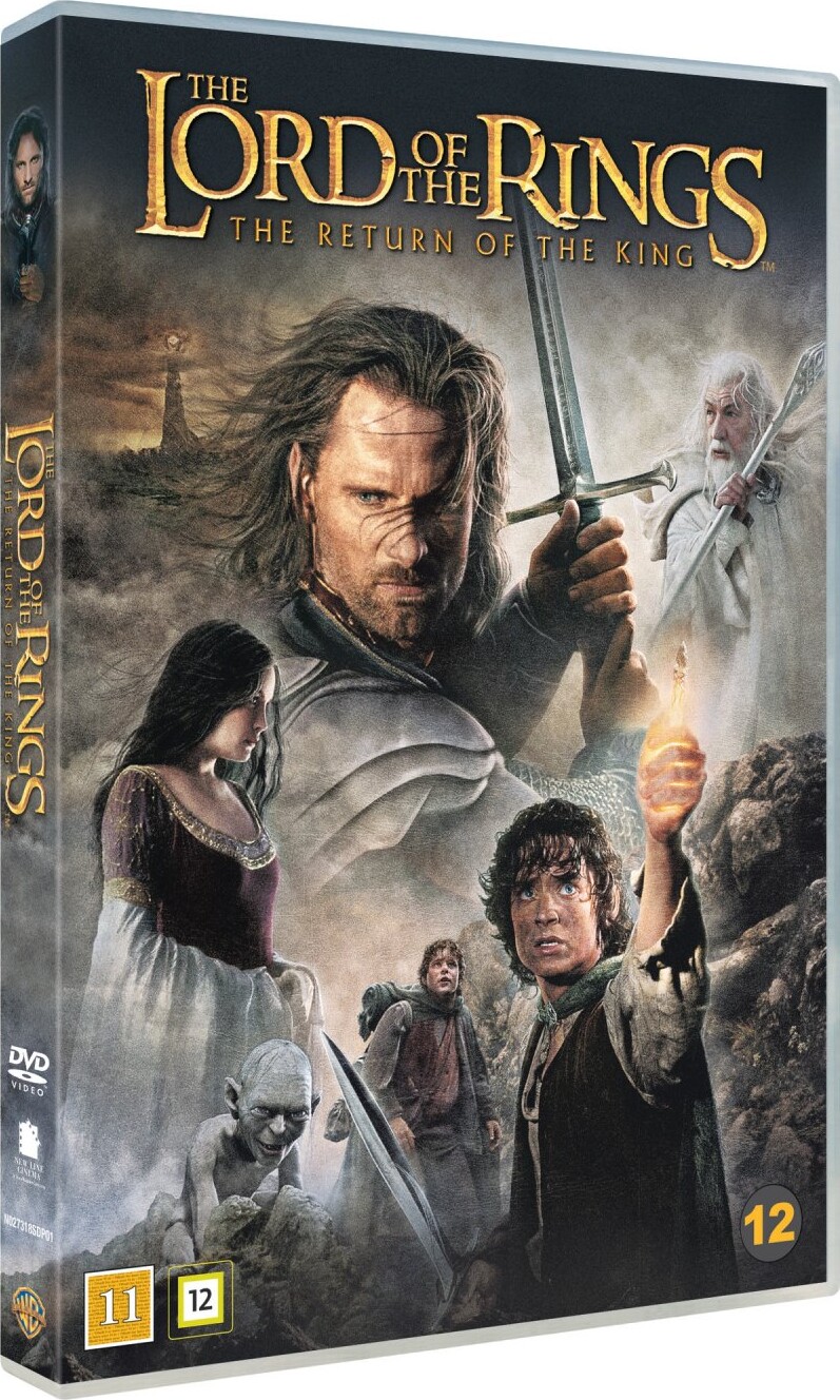 Ringenes Herre 3 - Kongen Vender Tilbage / Lord Of The Rings 3 - Return Of The King - DVD - Film