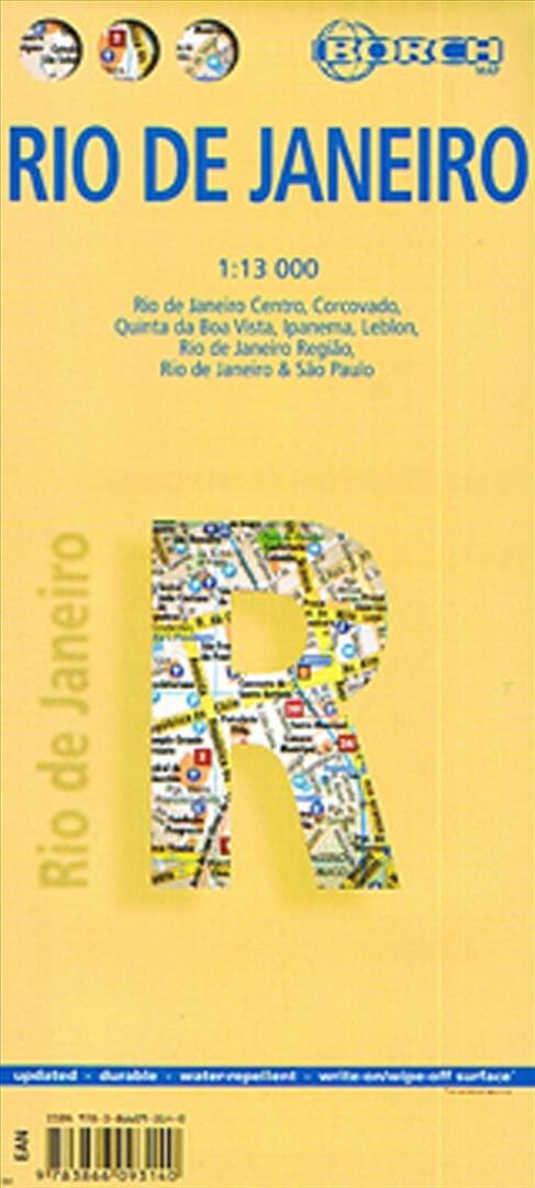 Rio De Janeiro - Borch Maps  - English book