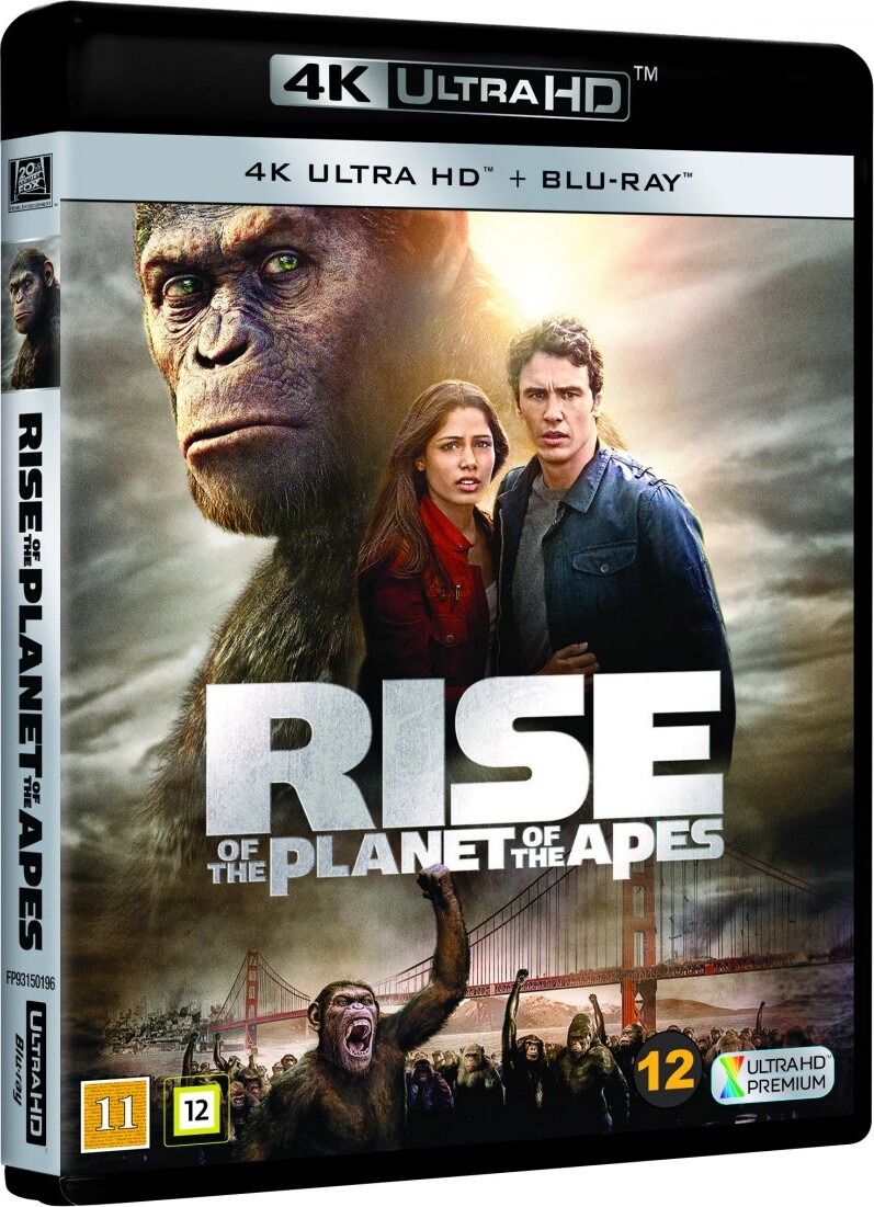 Rise Of The Planet Of The Apes - 4K Blu-Ray