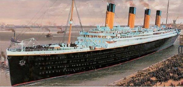Billede af Airfix - Rms Titanic Model Skib Byggesæt - 1:400 - A50146a