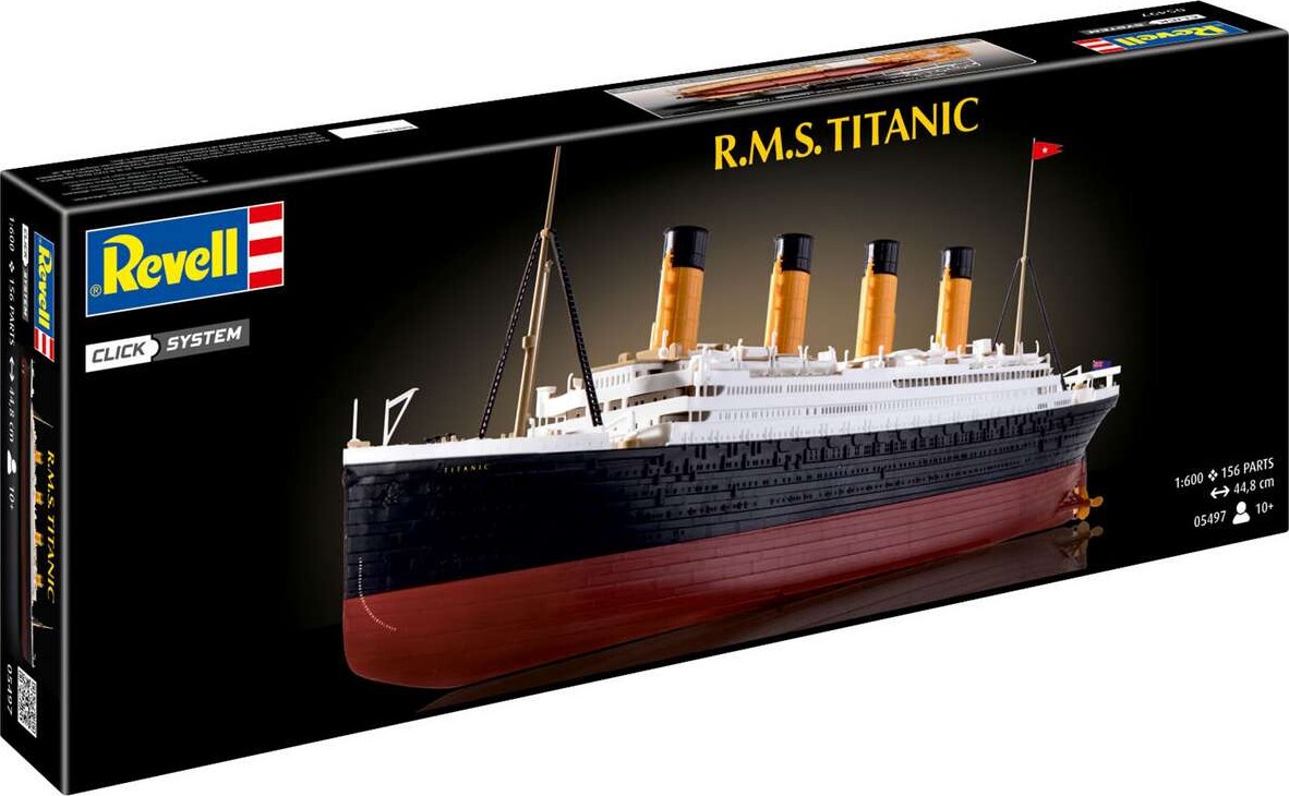 Revell - R.m.s. Titanic Model Kit - Click System - 1:600 - 05497