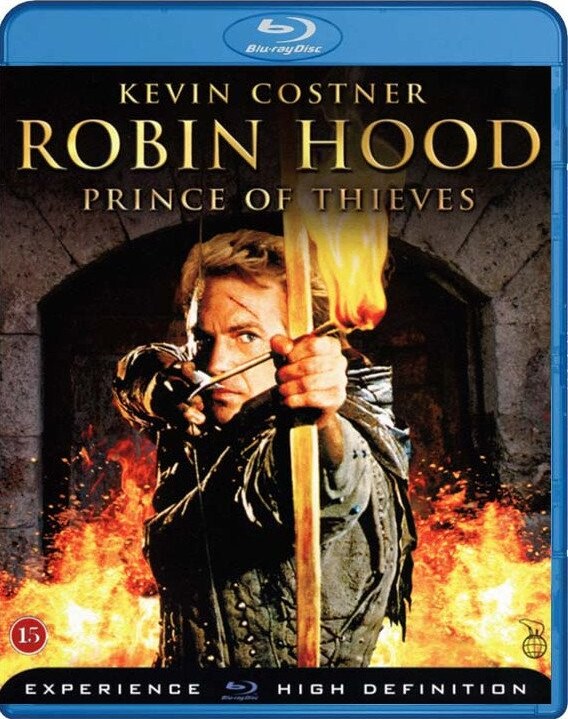 Robin Hood - Den Fredløse / Robin Hood - Prince Of Thieves - Blu-Ray