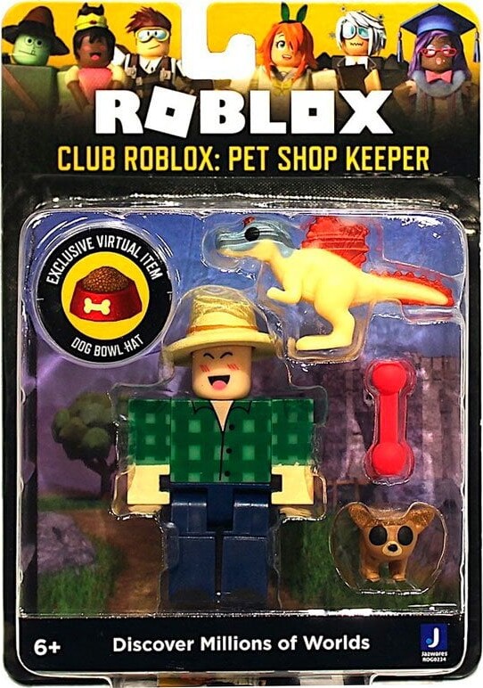 5: Roblox Figur Med Tilbehør - Club Roblox - Pet Shop Keeper