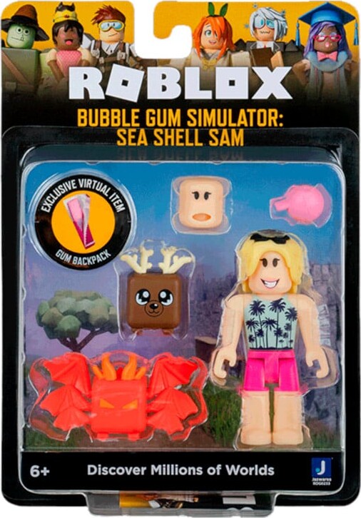 2: Roblox Figur Med Tilbehør - Bubble Gum Simulator - Sea Shell Sam