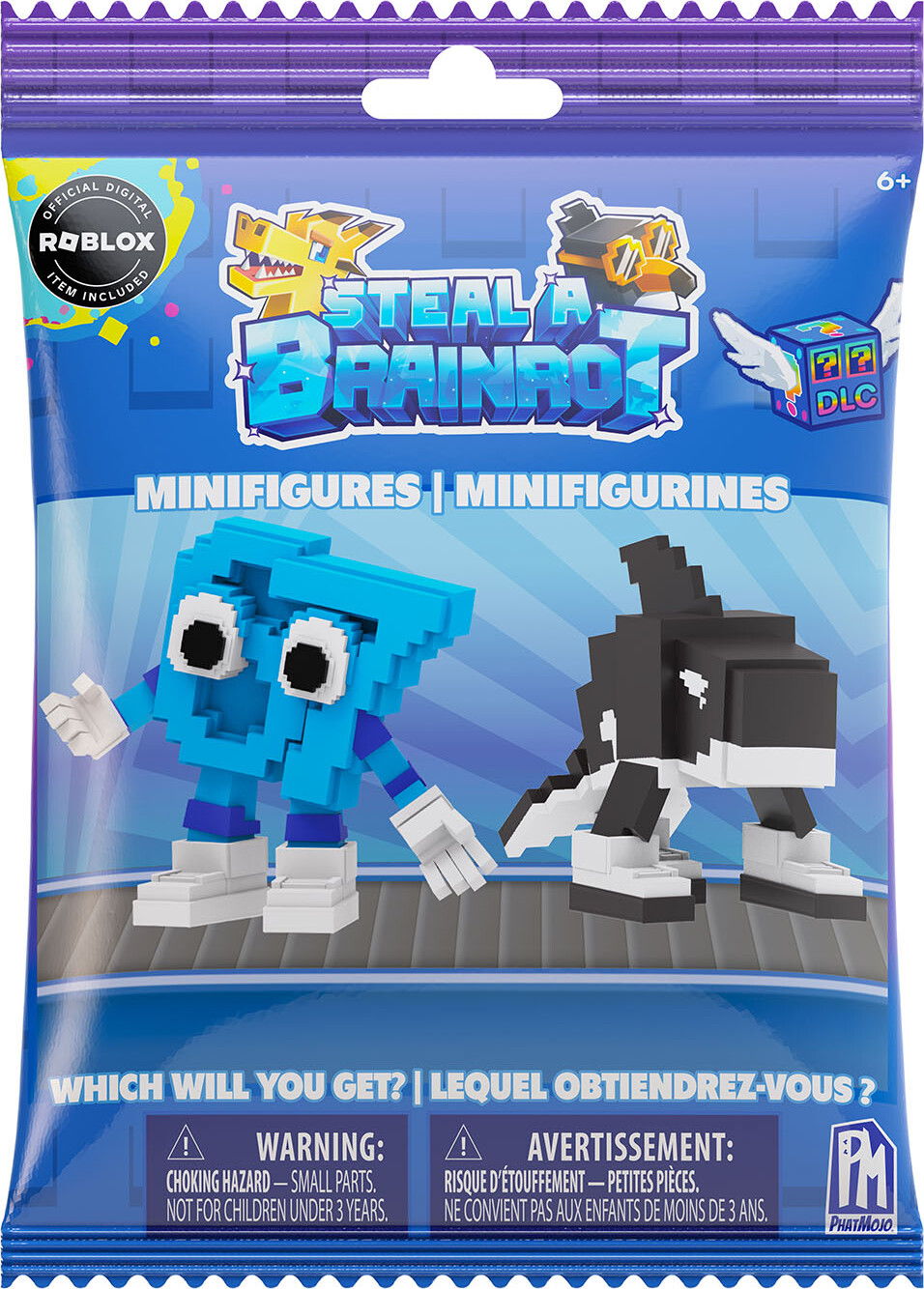 Steal A Brainrot Blind Bag Mini Figures Phat Mojo - Assorteret
