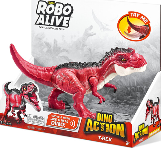 Zuru Robo Alive – T-rex Interaktiv Dinosaur Figur – Dino Action – Series 1