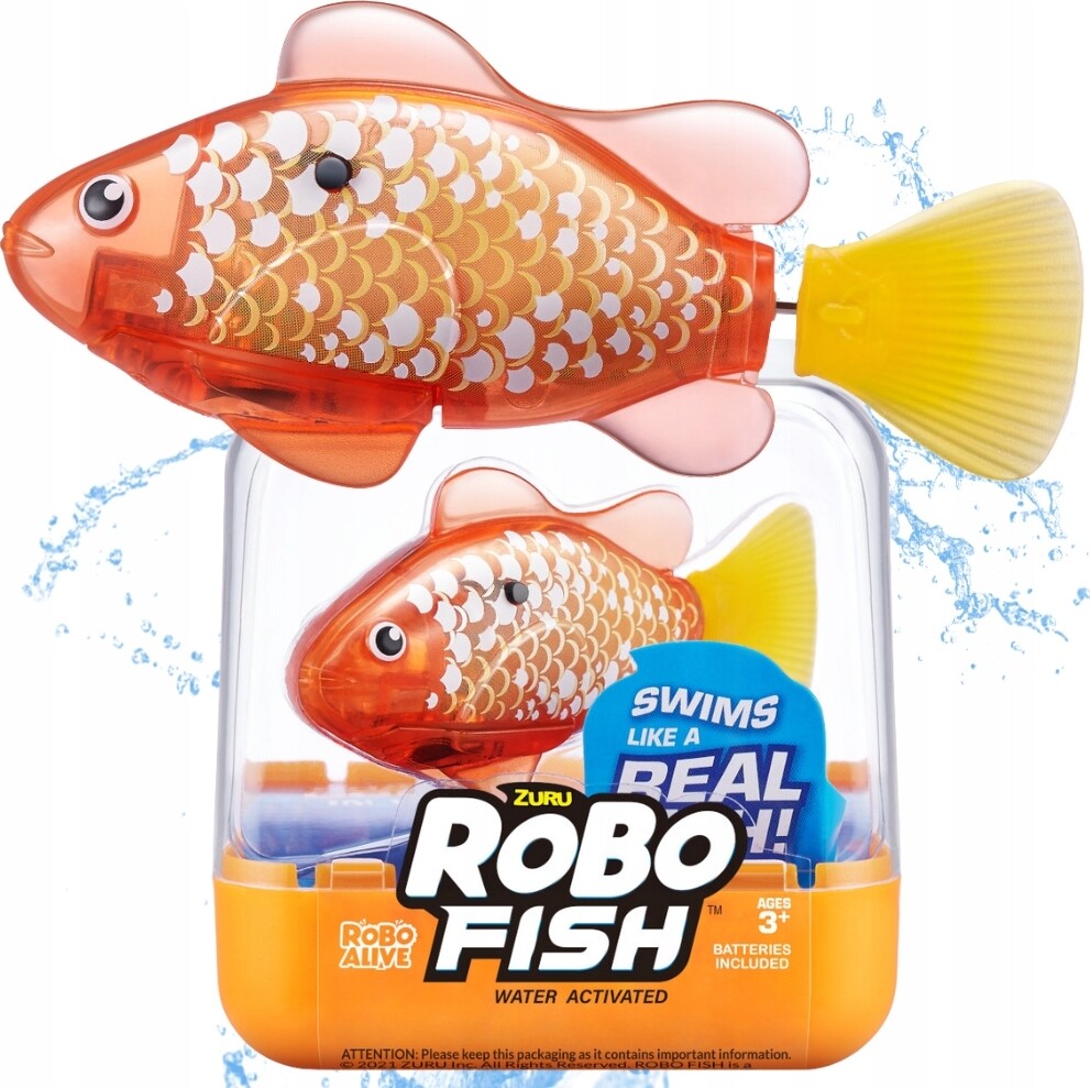 Zuru Robo Alive - Robo Fish - Orange