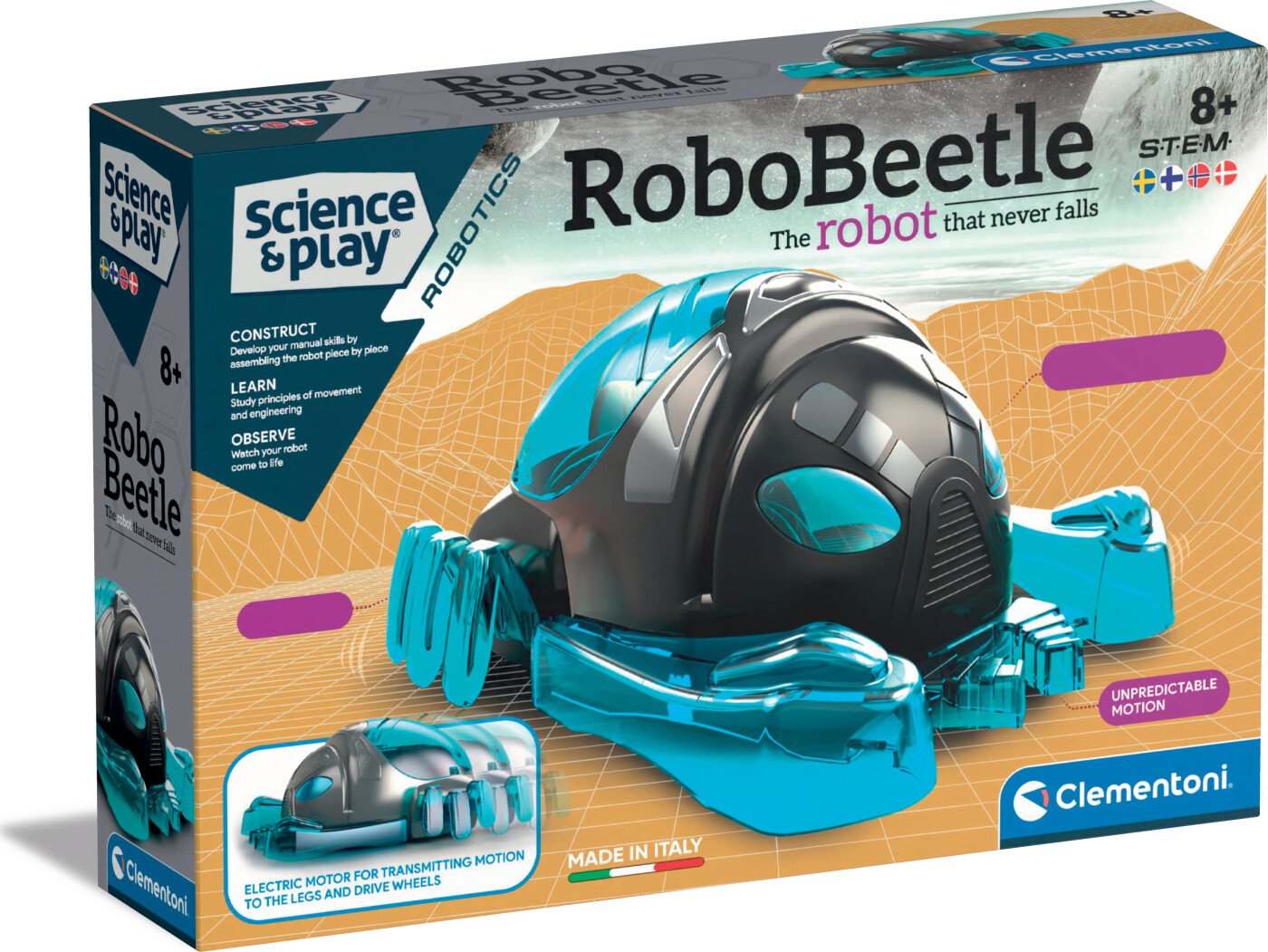 9: Clementoni - Science & Play - Robo Beetle - Robot Legetøj
