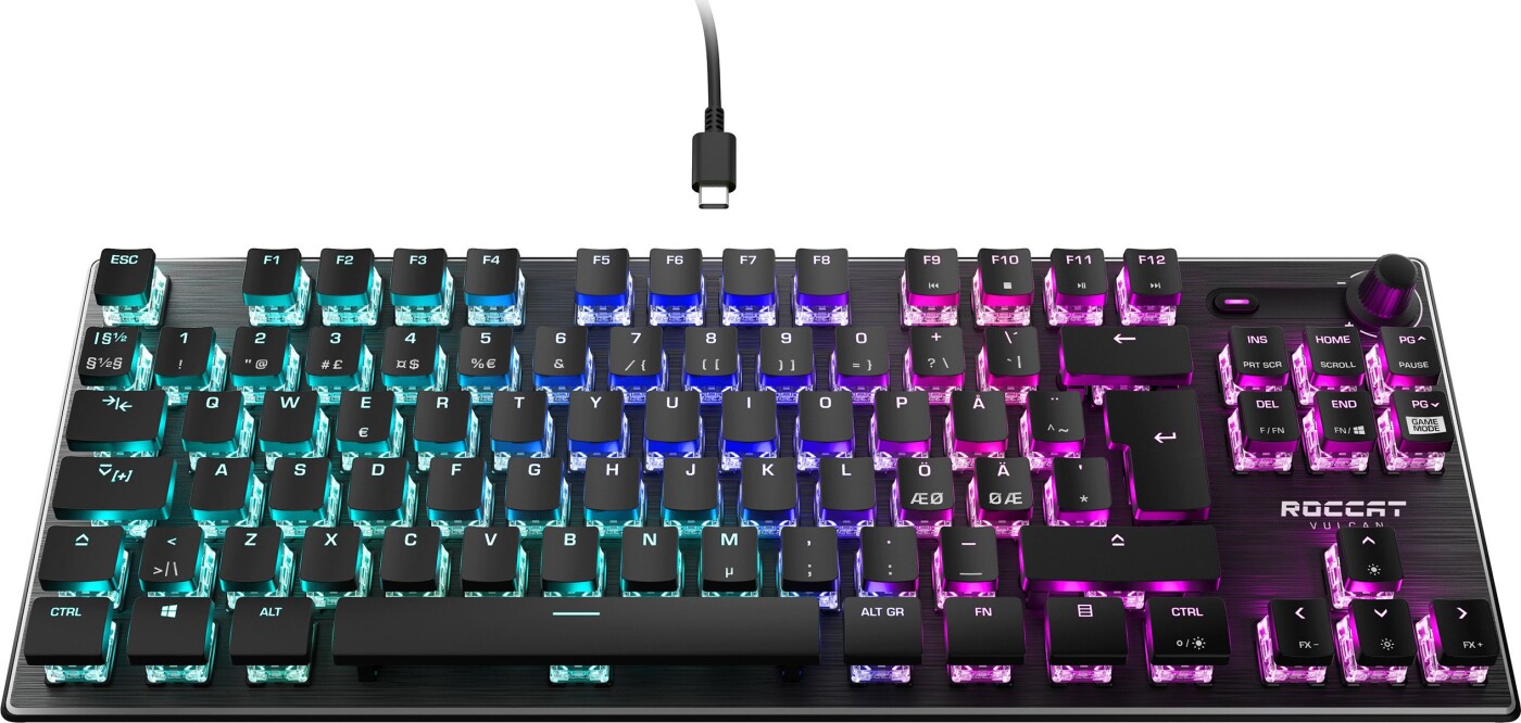 Billede af Roccat - Vulcan Tkl Aimo Gaming Tastatur - Rgb - Linear Switch - Nordisk Layout