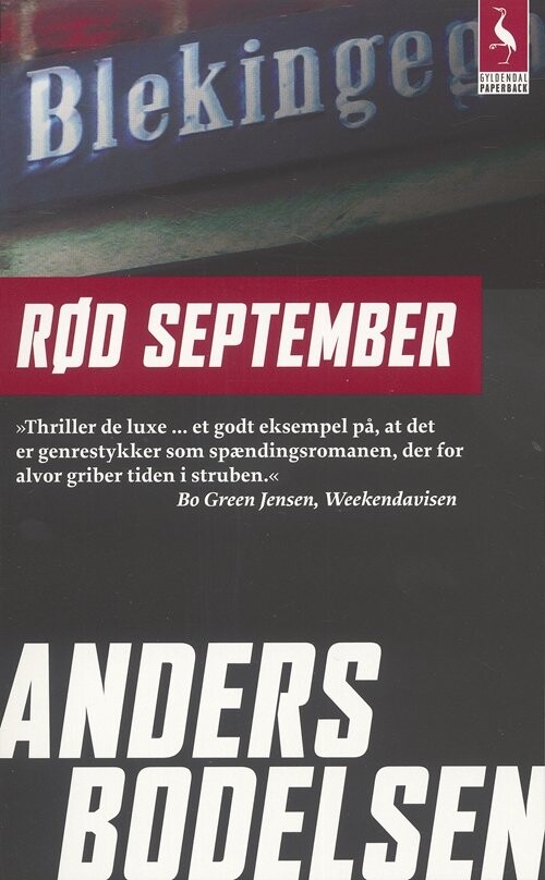 Rød September - Anders Bodelsen - Bog