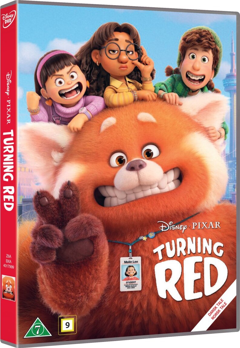 Turning Red  / Rød - Disney Pixar - 2022 - DVD - Film