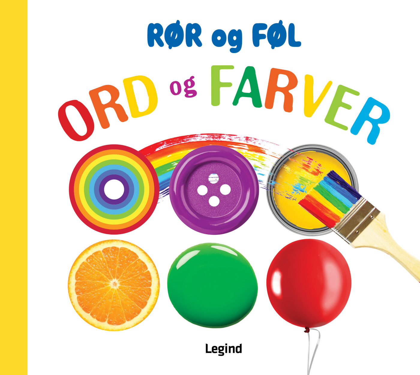 Rør Og Føl - Ord Og Farver - Bog