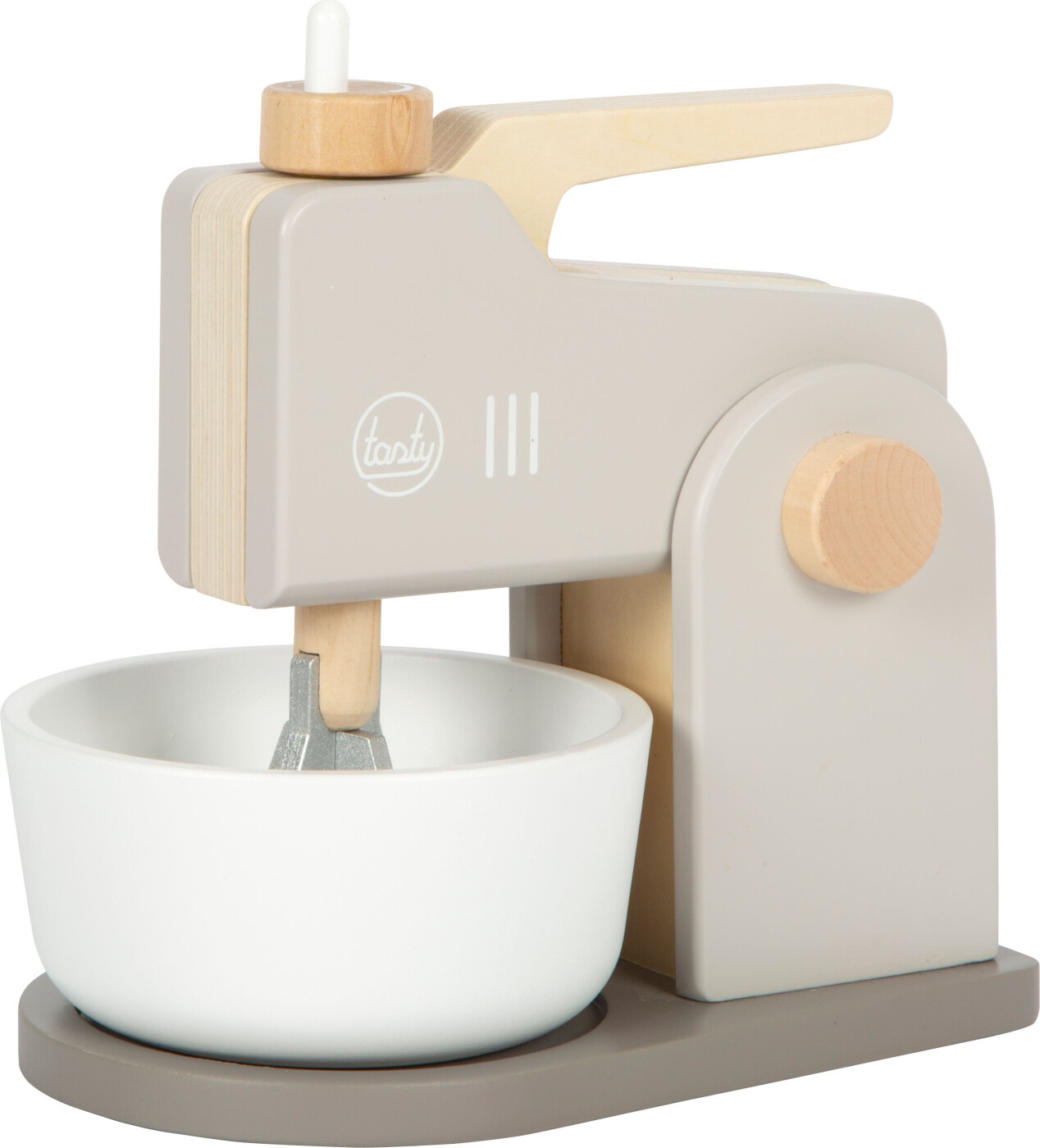 Small Foot - Tasty Røremaskine Legetøj - Træ - Grå