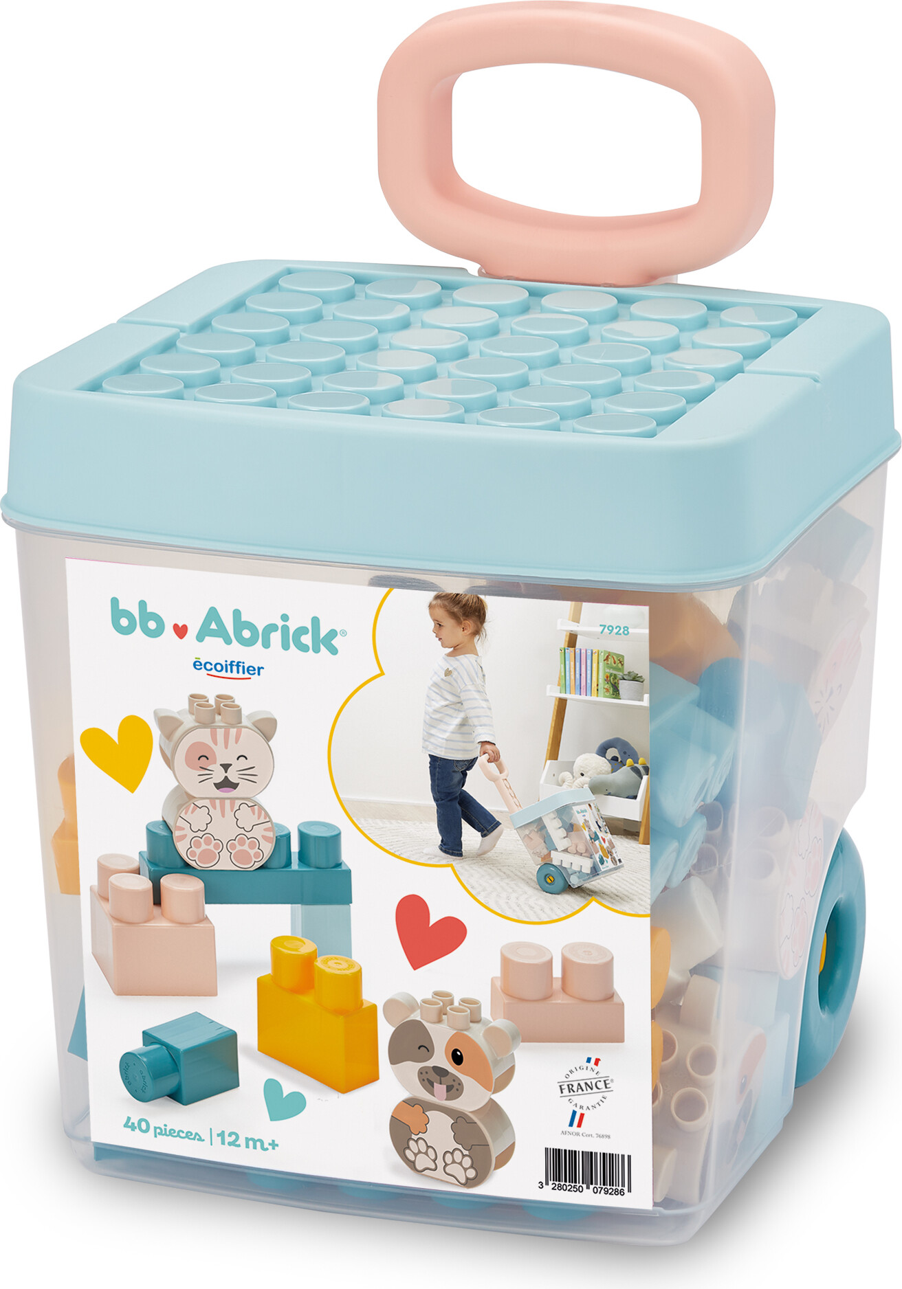 Plastklodser Sæt Til Børn - 40 Dele - Ecoiffier Bb Abrick