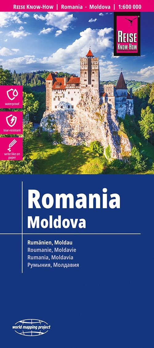 Romania Moldova, World Mapping Project - Reise Know-how - English book