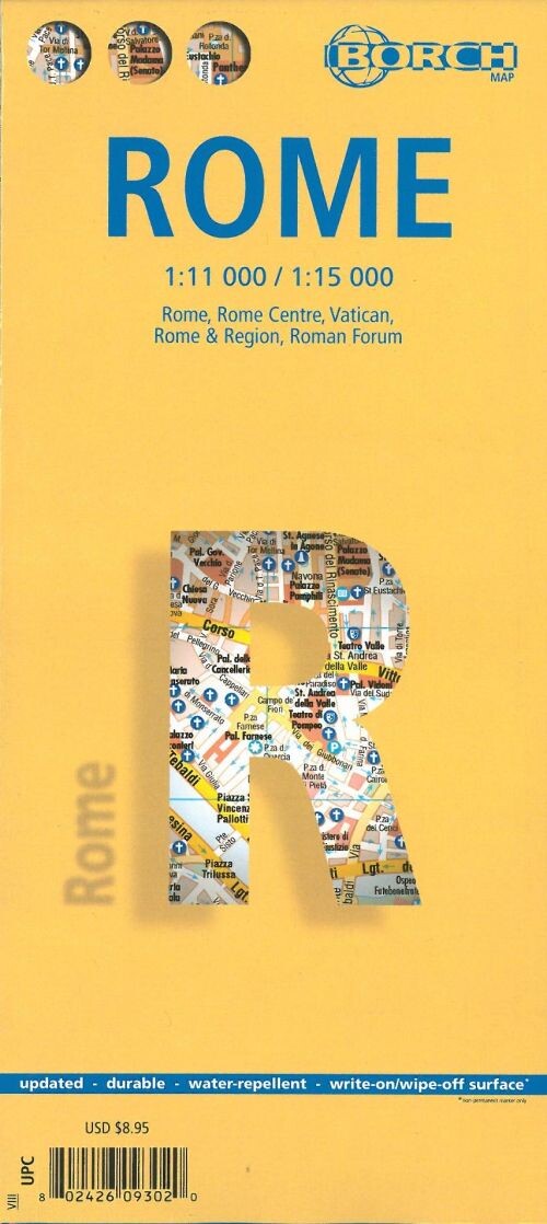 Rome - Borch Maps  - English book