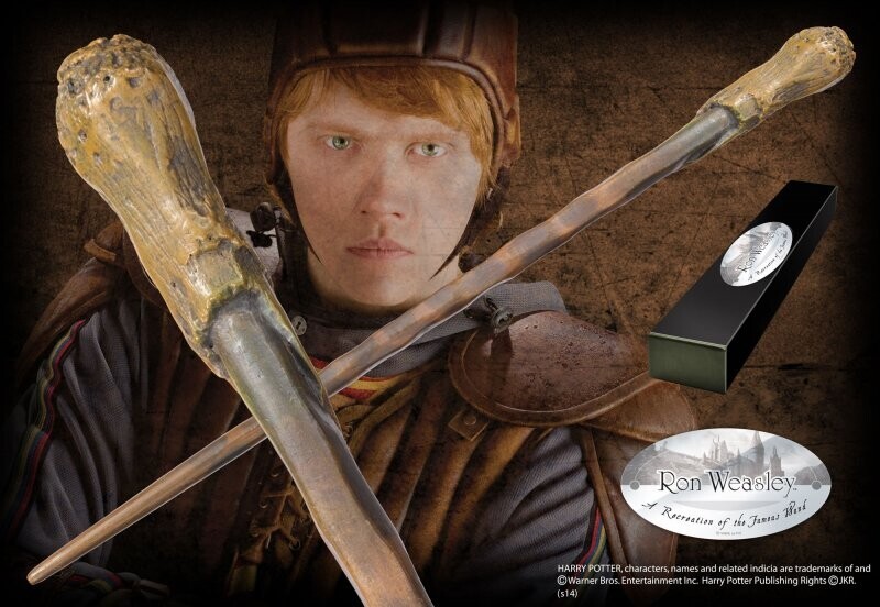 Harry Potter Tryllestav - Ron Weasley's Character Wand - Noble Collection