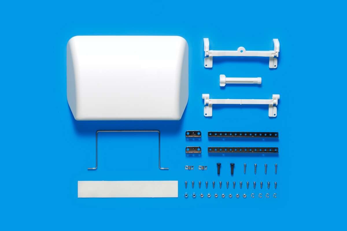 Tamiya - Roof Spoiler - Tagspoiler - Hvid - 1:14 - 56546