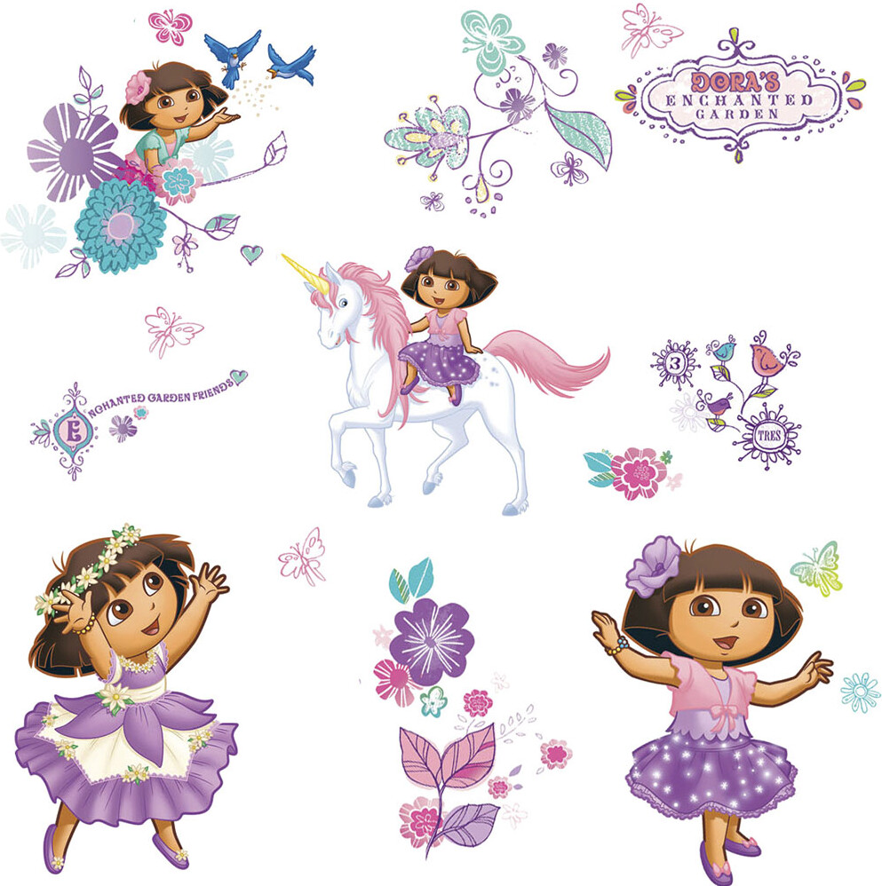 Roommates Decor - Doras Fortryllede Skov - Wallstickers