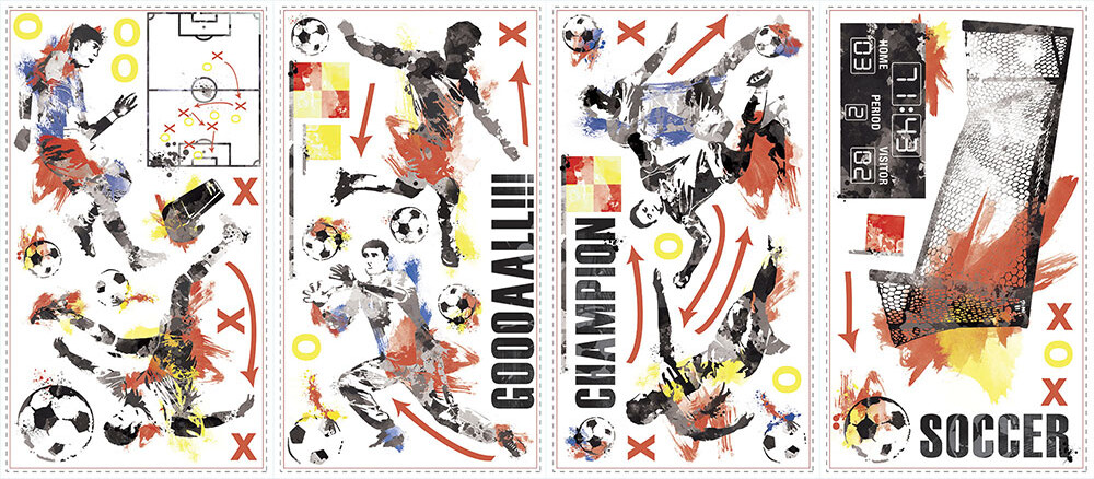 Roommates Decor - Fodboldmester - Wallstickers