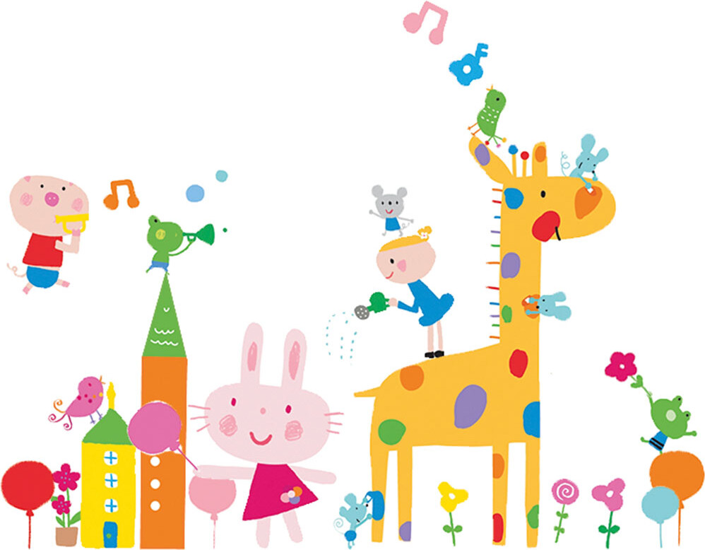 Roommates Decor - Lazoo Pige - Wallstickers