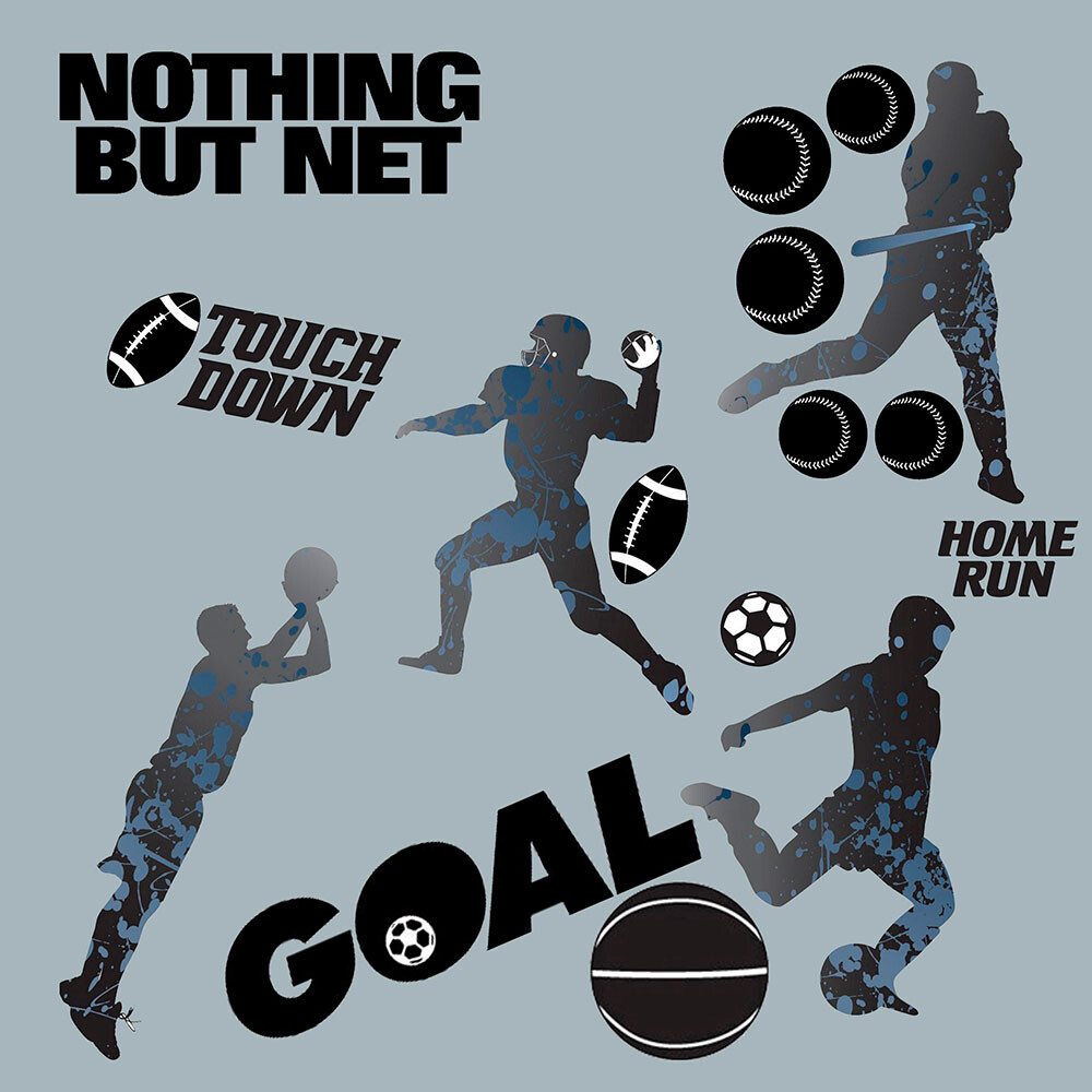 Roommates Decor - Sports Silhuetter - Wallstickers