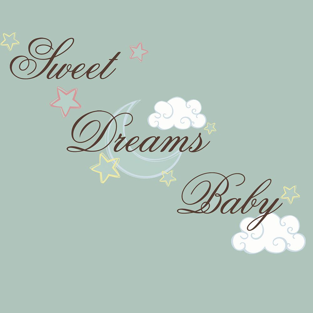 Roommates Decor - Sweet Dreams Baby - Wallstickers