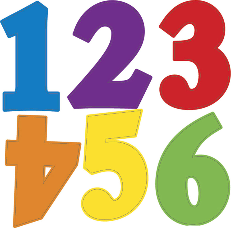 Roommates Decor - 48 Tal Og Symboler - Wallstickers