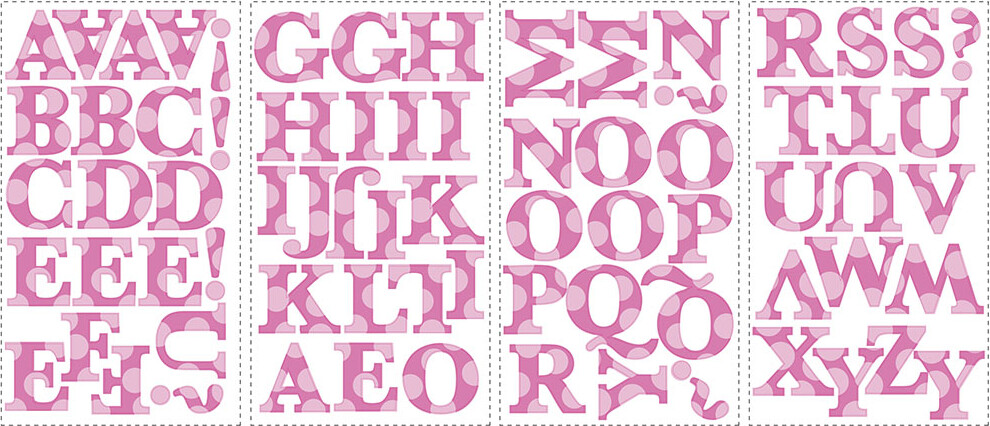 Roommates – Express Yourself Pink – Wallstickers (rmk1251scs)
