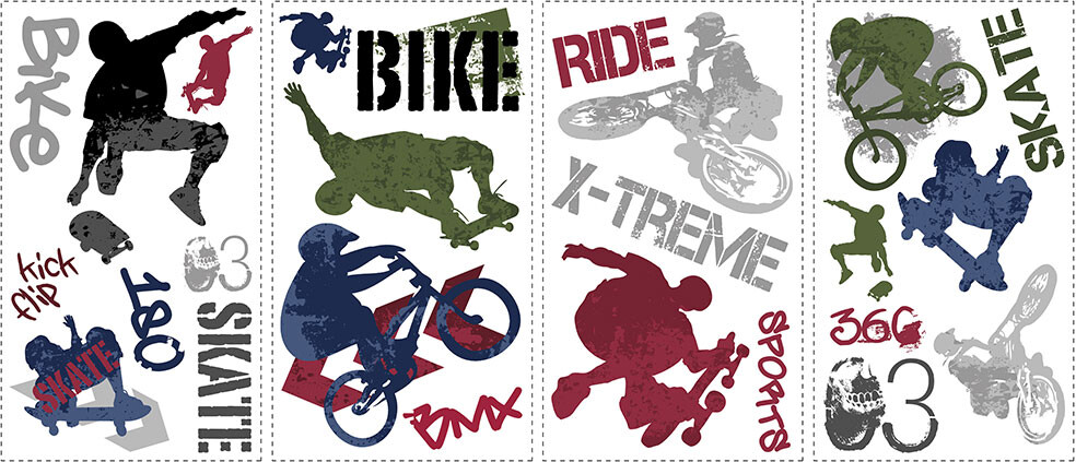 Roommates Wallstickers / Wallsticker - Ekstrem Sport