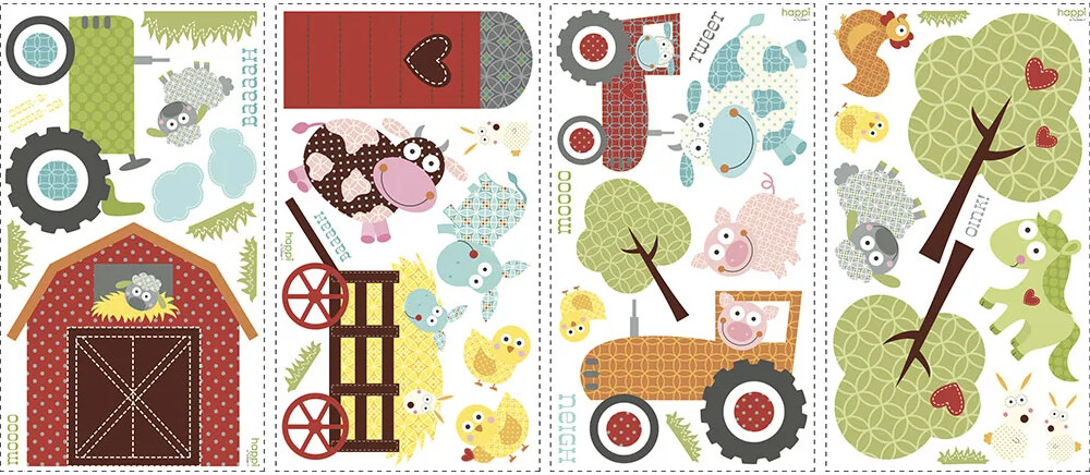 Roommates Decor - Happi Barnyard - Wallstickers