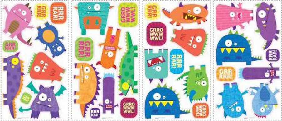 Roommates Decor - Monstre - Wallstickers